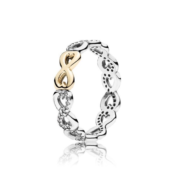 2-tone Pandora infinity Ring - Picture 2 of 5